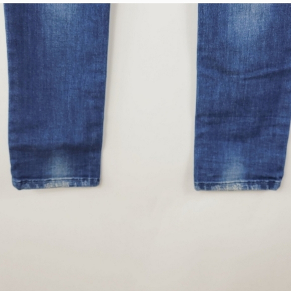 DIESEL LIVIER Stretch Super Slim Blue Low Waist Jegging Size 26 - Picture 4 of 11